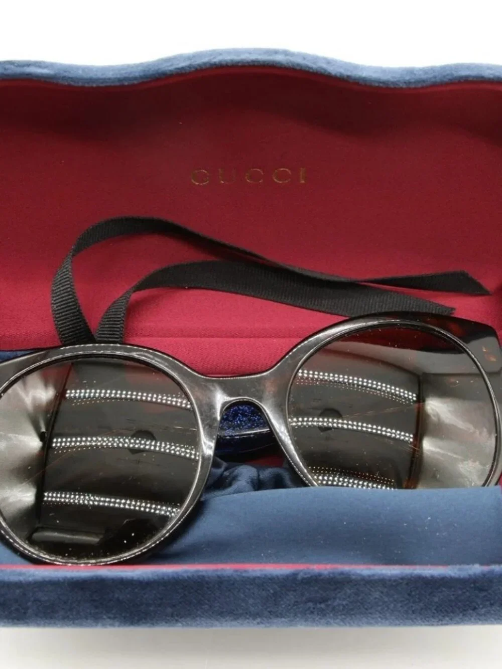Gucci Sunglasses GG0035S 004 54-22-140 - Blue/Brown